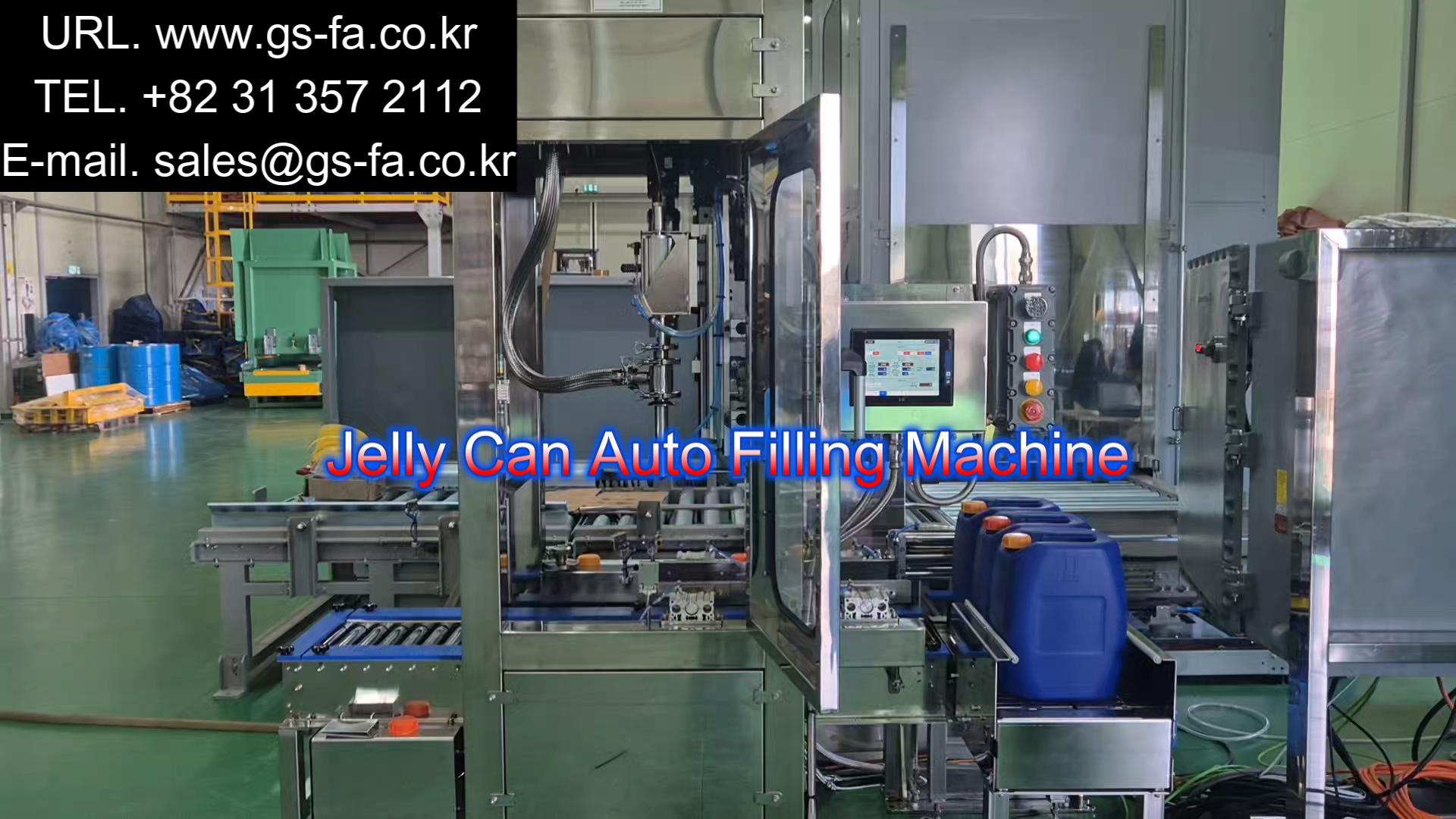 Jelly can filling machine