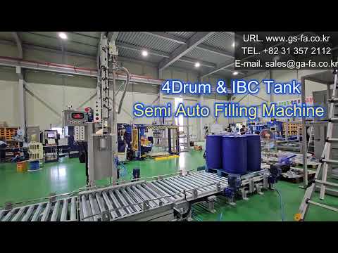 4Drum IBC Tank Semi Auto Filling Machine